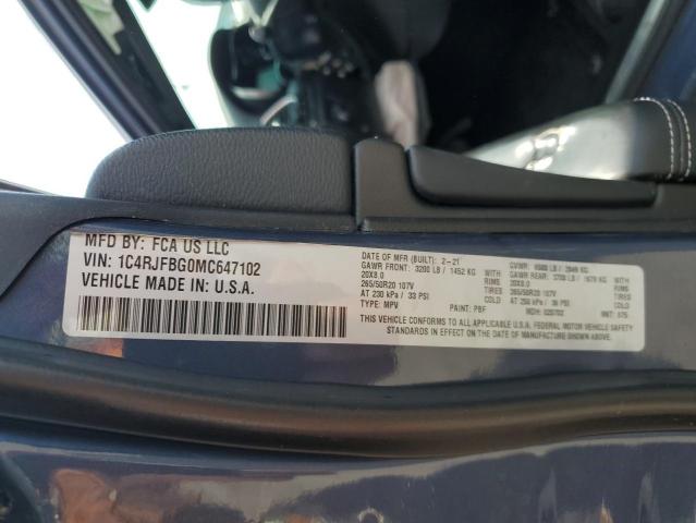 2021 JEEP GRAND CHER 1C4RJFBG0MC647102