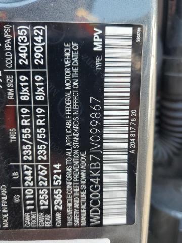 2018 MERCEDES-BENZ GLC 300 4M WDC0G4KB7JV099867