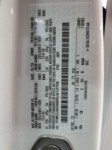 2024 FORD ESCAPE ACT 1FMCU0GN8RUA12708