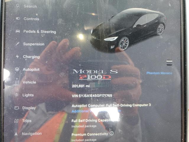2016 TESLA MODEL S 5YJSA1E45GF171765
