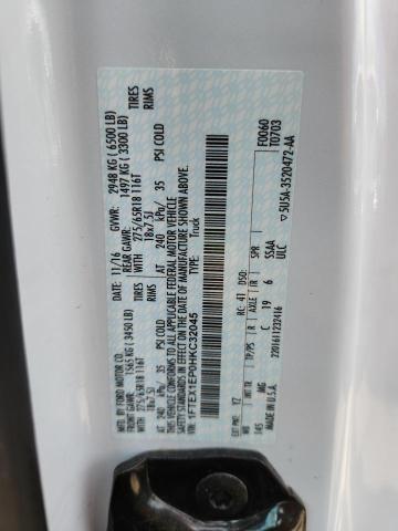 2017 FORD F150 SUPER 1FTEX1EP0HKC32045