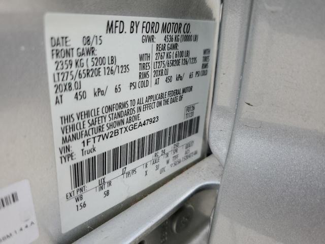 2016 FORD F250 SUPER 1FT7W2BTXGEA47923