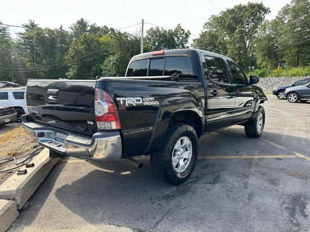 TOYOTA TACOMA DOU 2015 black crew pic gas 3TMLU4EN2FM196705 photo #4