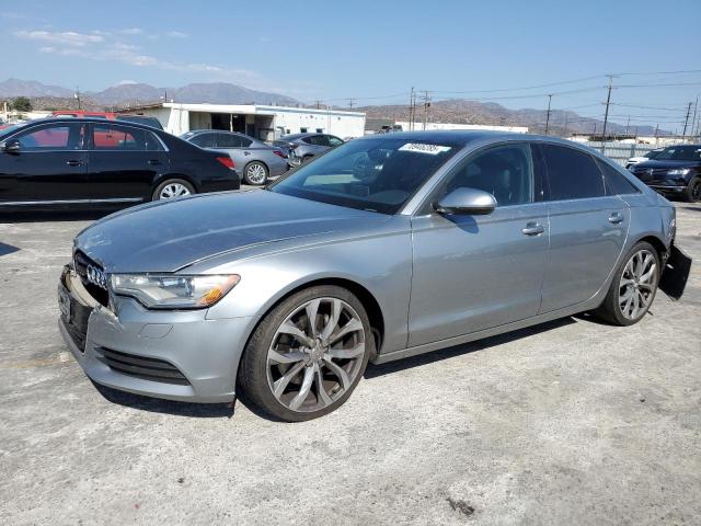 AUDI A6 PREMIUM 2015 silver  gas WAUGFAFC7FN022140 photo #1