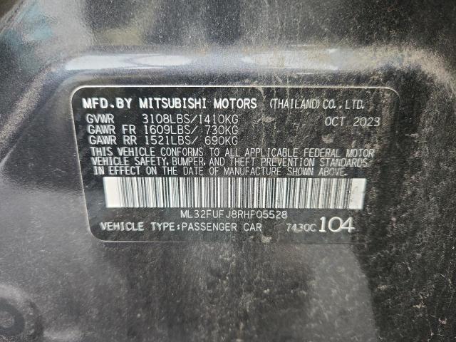 2024 MITSUBISHI MIRAGE G4 ML32FUFJ8RHF05528