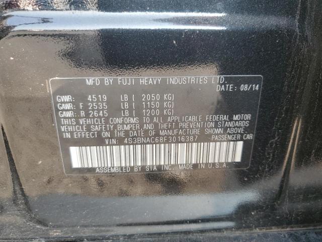 2015 SUBARU LEGACY 2.5 4S3BNAC68F3016387