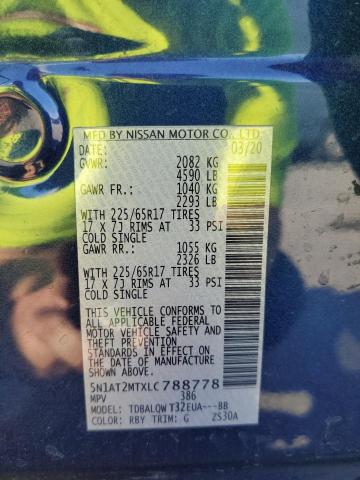 2020 NISSAN ROGUE S - 5N1AT2MTXLC788778
