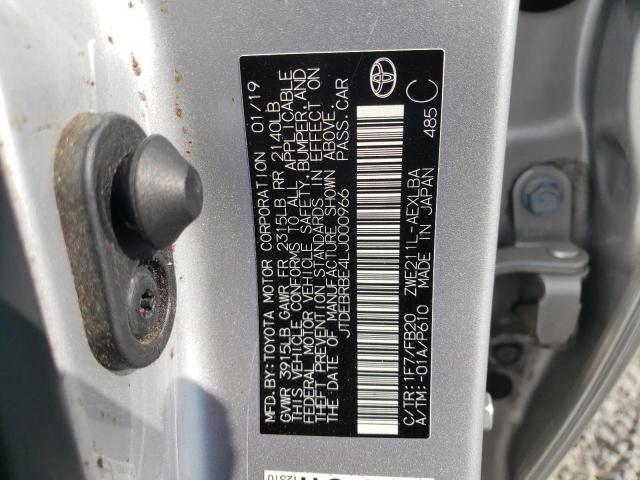 2020 TOYOTA COROLLA LE JTDEBRBE4LJ000966