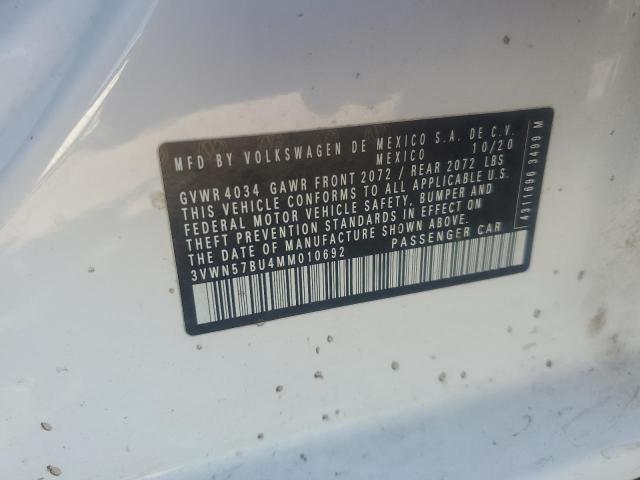 2021 VOLKSWAGEN JETTA S 3VWN57BU4MM010692