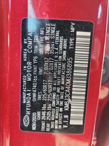 2021 HYUNDAI TUCSON LIMITED KM8J3CA40MU386895