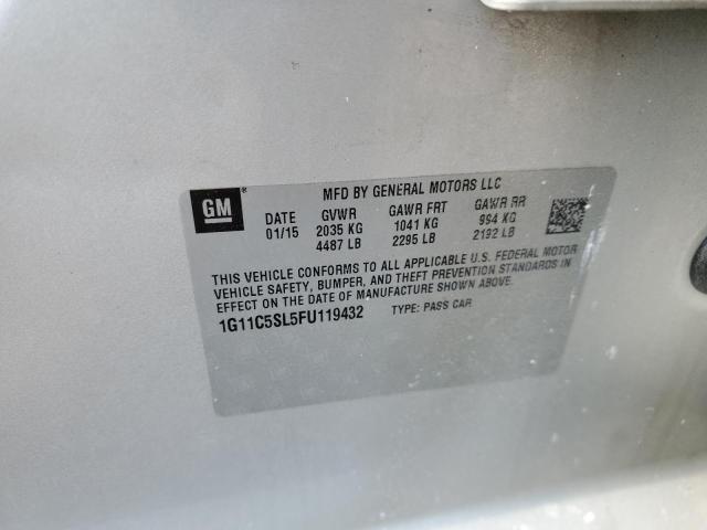 2015 CHEVROLET MALIBU 1LT 1G11C5SL5FU119432