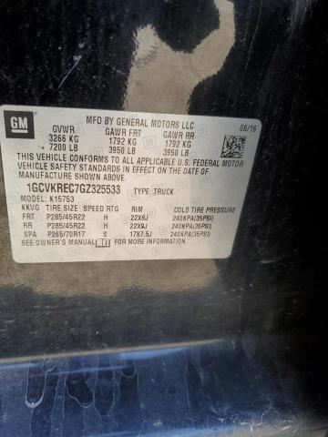 2016 CHEVROLET SILVERADO - 1GCVKREC7GZ325533