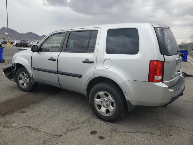 HONDA PILOT LX 2010 silver  gas 5FNYF4H27AB019615 photo #3