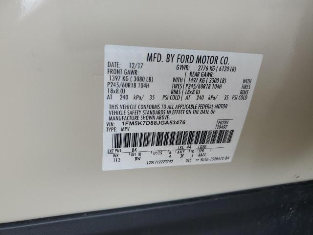 2018 FORD EXPLORER XLT - 1FM5K7D88JGA53476