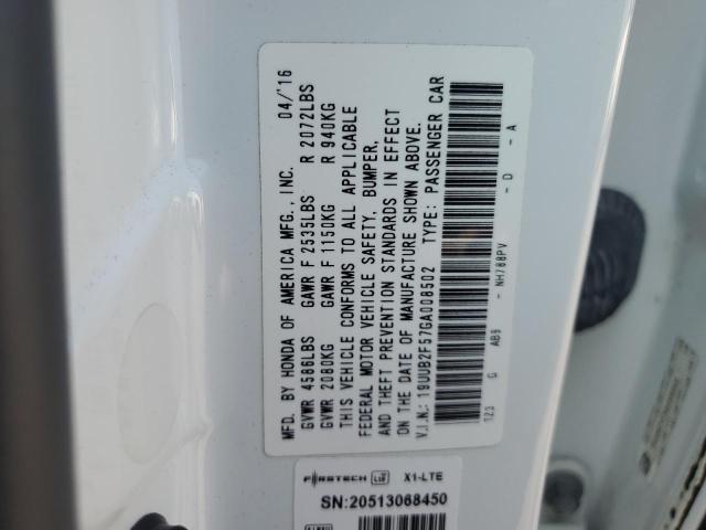 2016 ACURA TLX TECH 19UUB2F57GA008502
