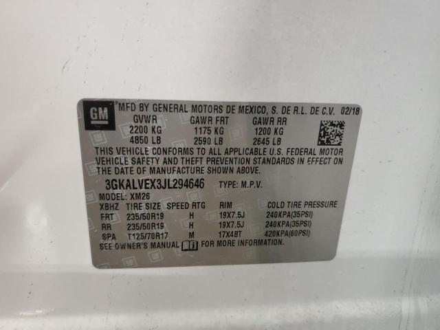 2018 GMC TERRAIN SL - 3GKALVEX3JL294646
