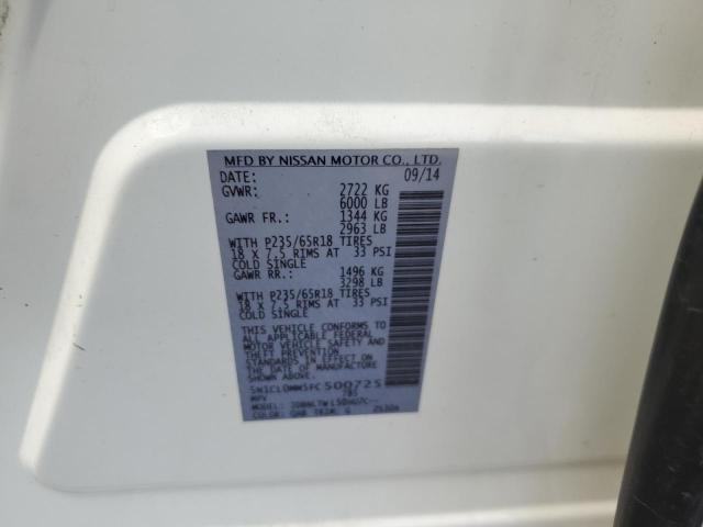 2015 INFINITI QX60 HYBRI - 5N1CL0MM5FC500725