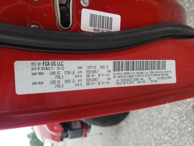 2016 DODGE JOURNEY SXT 3C4PDCBG7GT153034
