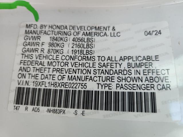 2024 HONDA CIVIC SPOR 19XFL1H8XRE022755