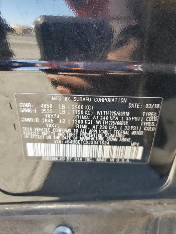 2018 SUBARU OUTBACK TO 4S4BSETCXJ3341634