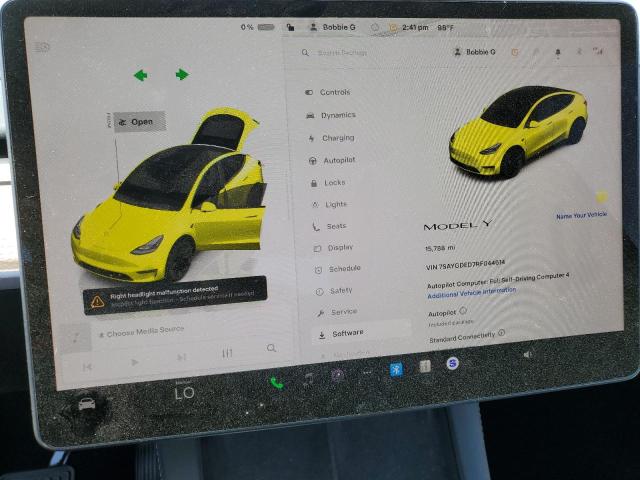 2024 TESLA MODEL Y 7SAYGDED7RF044614