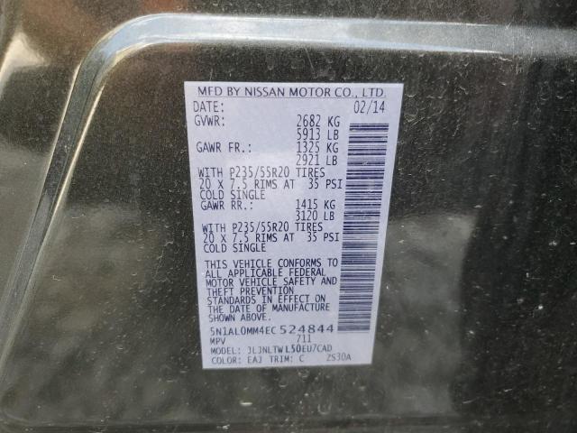 2014 INFINITI QX60 - 5N1AL0MM4EC524844