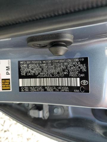 2020 TOYOTA COROLLA SE - JTDS4RCE8LJ042701