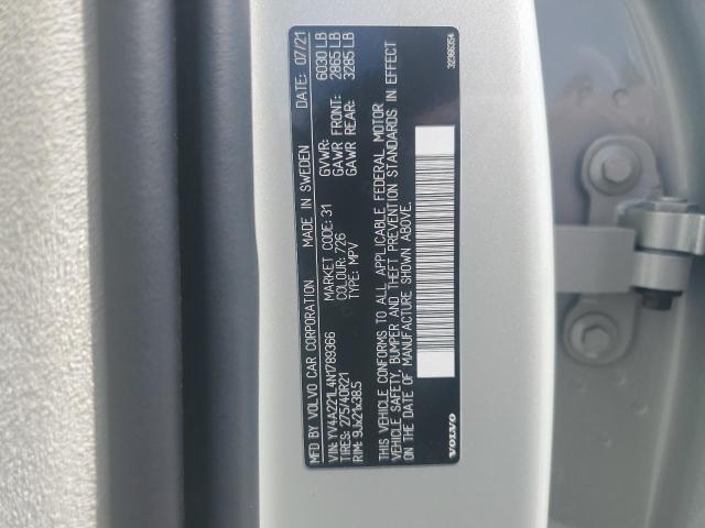 2022 VOLVO XC90 T6 IN YV4A221L4N1789366
