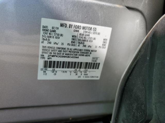 2019 FORD EDGE SE 2FMPK3G99KBC43544