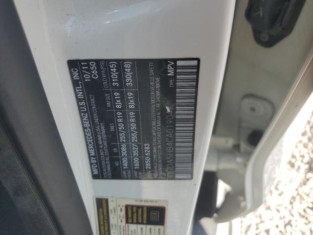 2012 MERCEDES-BENZ ML 350 4MA - 4JGDA5HB4CA019047