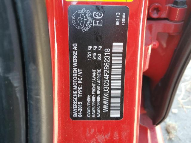 2015 MINI COOPER S WMWXU3C54F2B62318