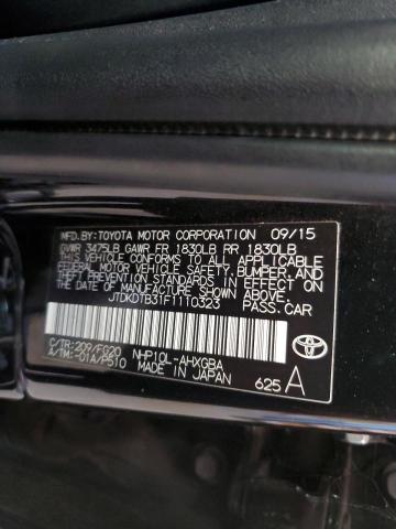 2015 TOYOTA PRIUS C JTDKDTB31F1110323