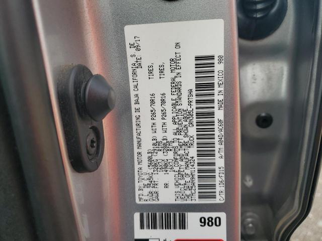 2017 TOYOTA TACOMA DOUBLE CAB - 3TMCZ5AN9HM114324