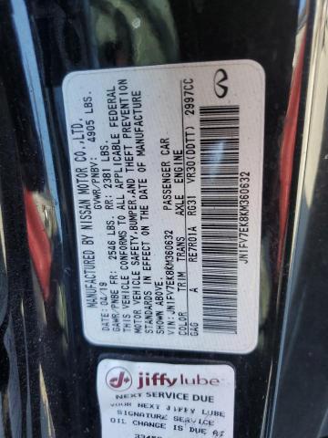 2019 INFINITI Q60 RED SPORT 400 JN1FV7EK8KM360632