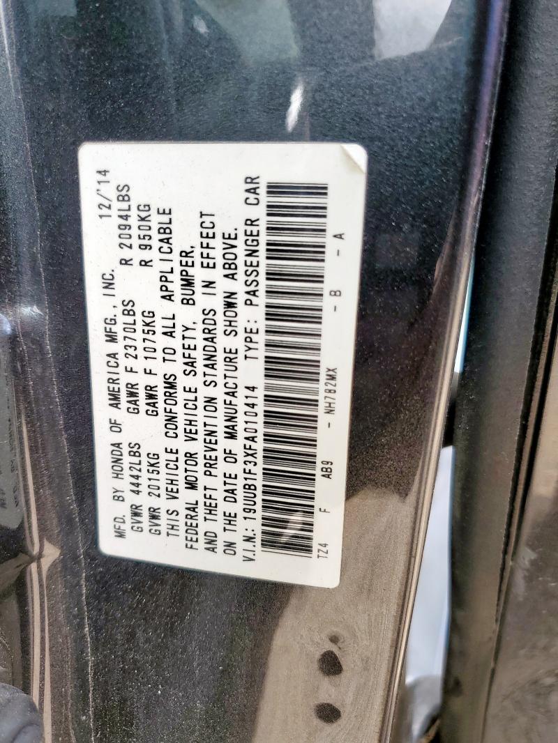 2015 ACURA TLX 19UUB1F3XFA010414