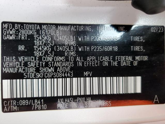 2023 TOYOTA SIENNA LIMITED #3309943159