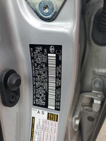 2018 TOYOTA PRIUS JTDKBRFU8J3599120