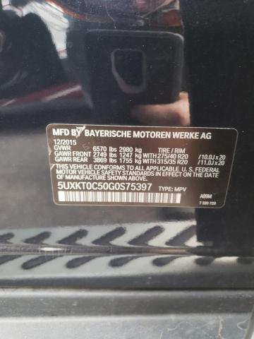 2016 BMW X5 XDR40E - 5UXKT0C50G0S75397