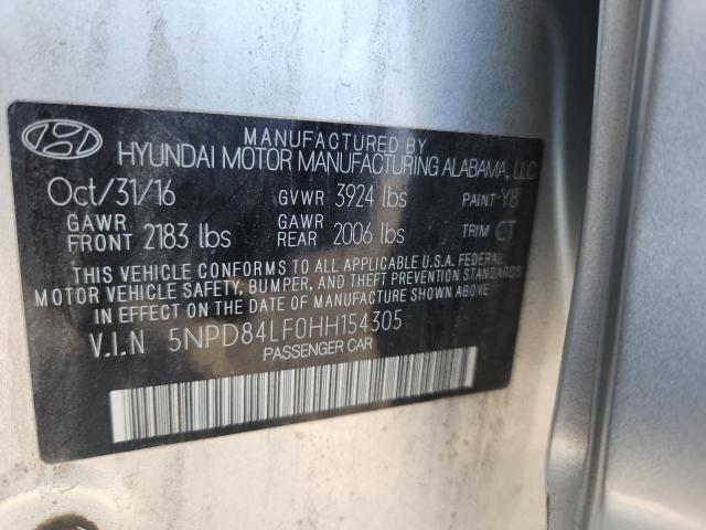 2017 HYUNDAI ELANTRA SE - 5NPD84LF0HH154305