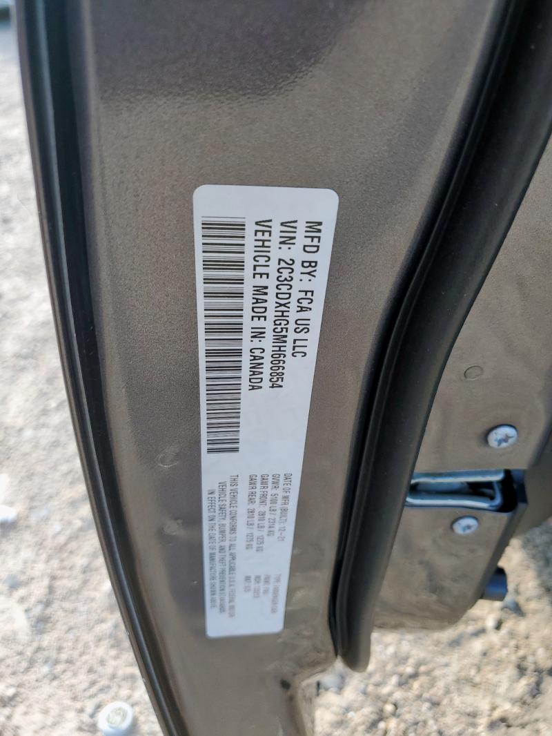 2021 DODGE CHARGER GT 2C3CDXHG5MH666854