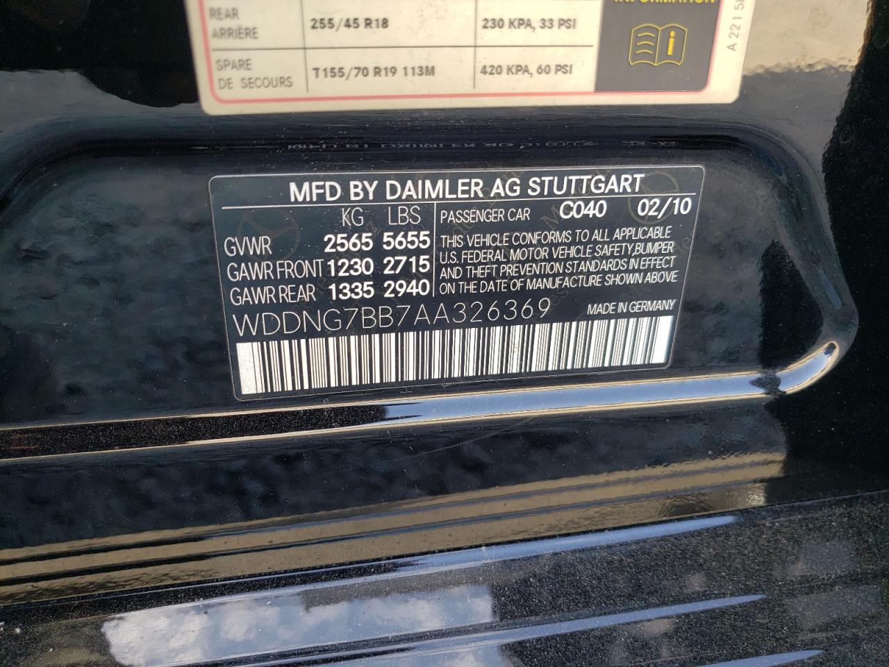 MERCEDES-BENZ S-CLASS 550