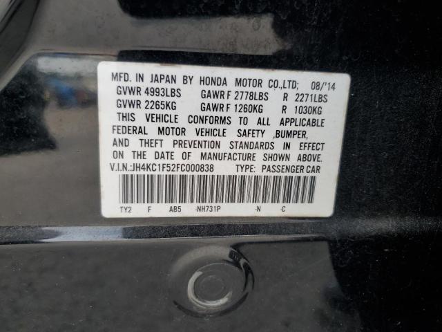 2015 ACURA RLX TECH JH4KC1F52FC000838