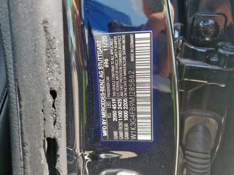 2021 MERCEDES-BENZ A 220 4MATIC W1K3G4FB9MJ285862