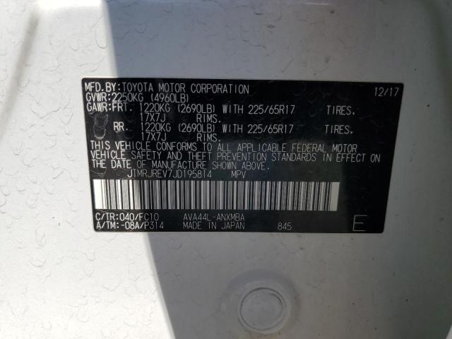2018 TOYOTA RAV4 HV LE JTMRJREV7JD195814
