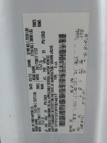 2015 FORD F150 SUPER 1FTFX1EF3FFB14217