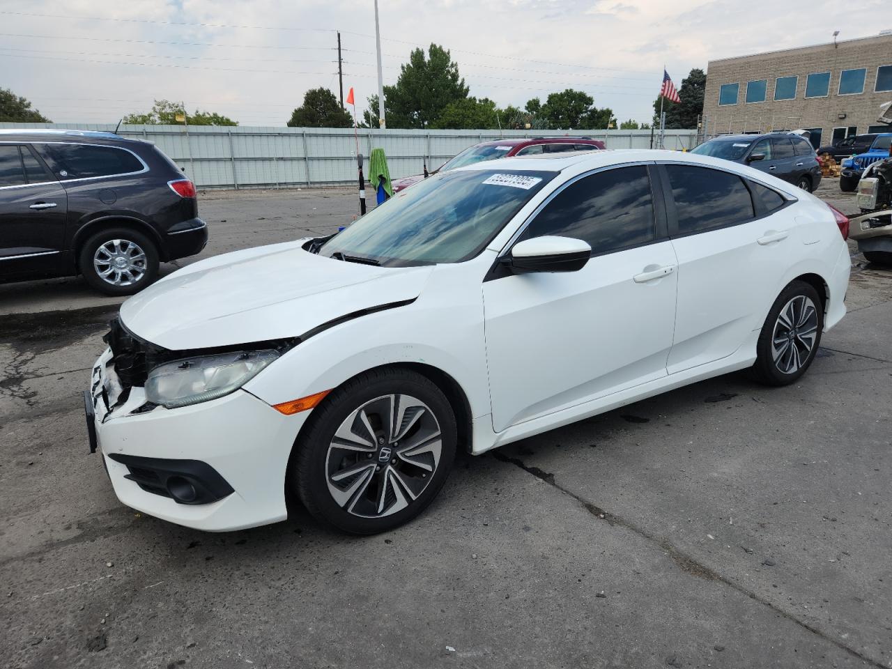 Lot #3292904574 2016 HONDA CIVIC EXL