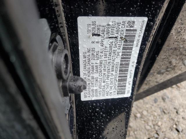 2020 HONDA CIVIC LX 2HGFC2F63LH508053