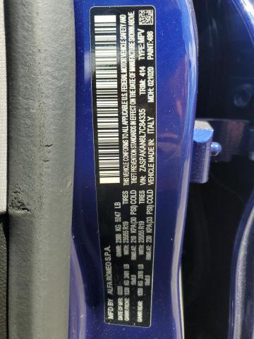 2020 ALFA ROMEO STELVIO ZASPAKAN6L7C84335