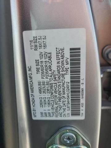 2017 ACURA RDX TECHNO 5J8TB4H54HL024912