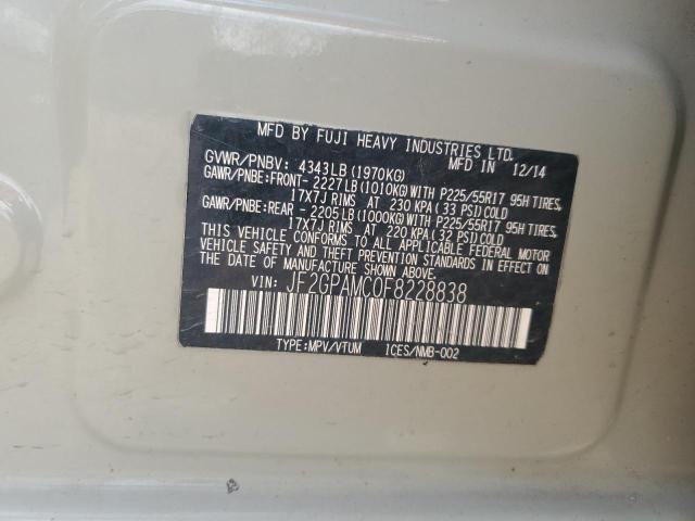 2015 SUBARU XV CROSSTREK 2.0 LIMITED - JF2GPAMC0F8228838